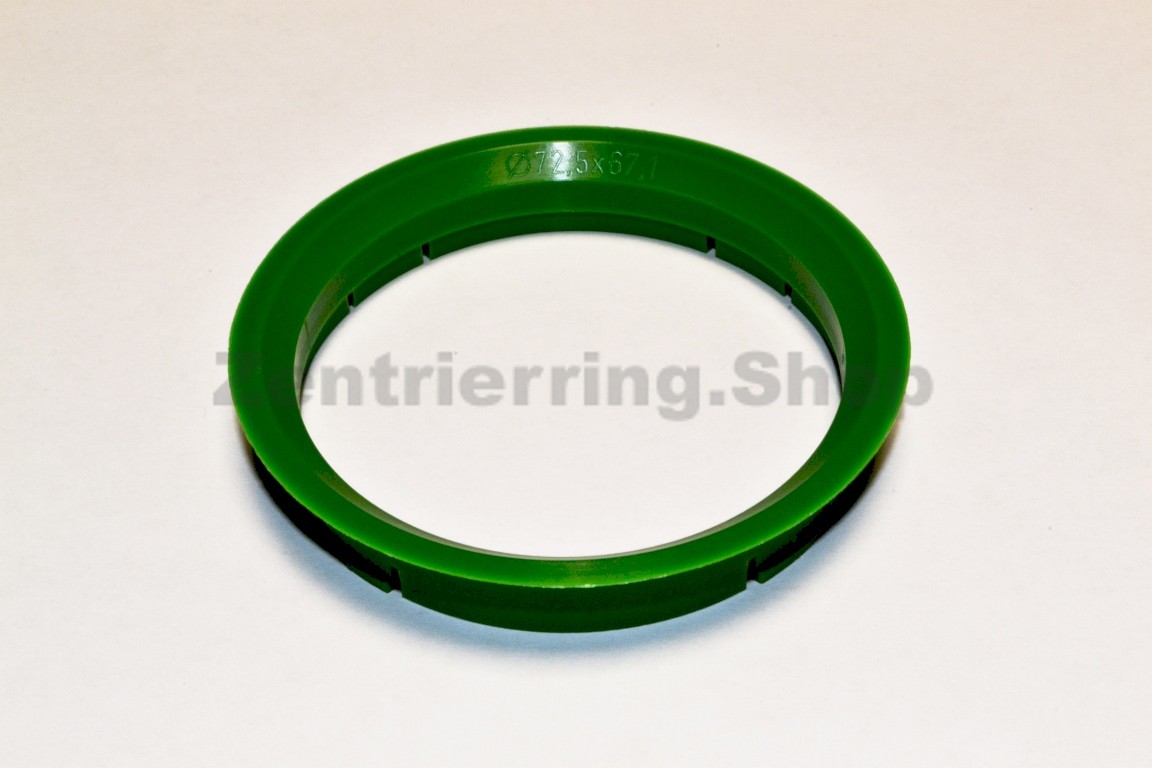 Zentrierring 72,5 – 67,1 mm – grün